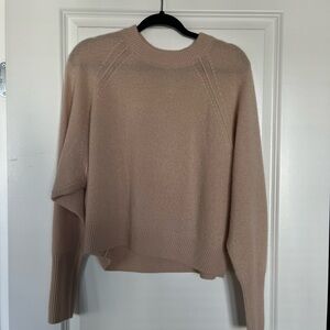 Aritzia Soft Cream Crew Neck Sweater